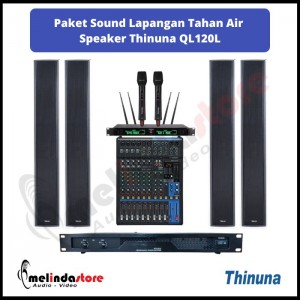 Paket Sound Lapangan Olahraga Speaker Thinuna QL-120L | 4 Speaker (Waterproof)